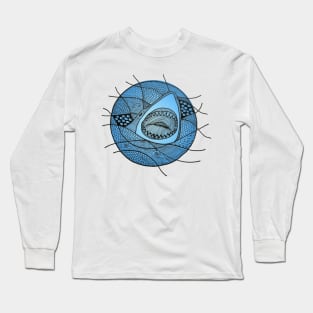 Shark attack in water Long Sleeve T-Shirt